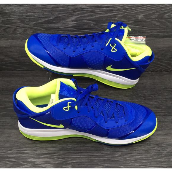 Nike Lebron 8 V/2 Low, Treasure Blue/Volt | Size 13.5M [new] DN1581-400 - Picture 6 of 9